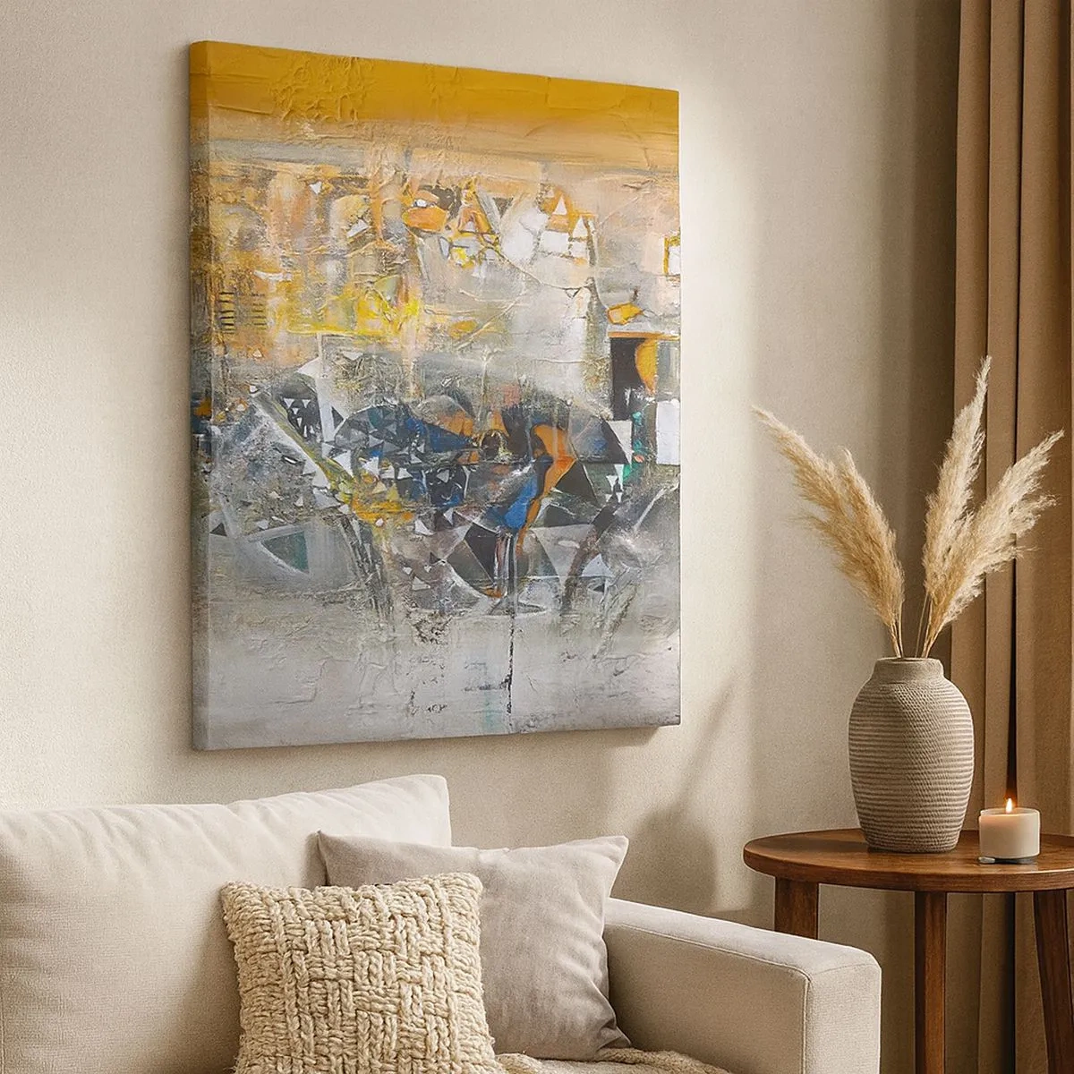 Tablou pe pânză - Totul va fi bine - 30x30 cm