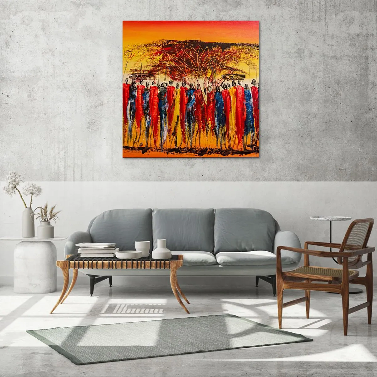 Tablou pe sticlă - Acolo, acolo, acolo, acolo se duc - 70x70 cm