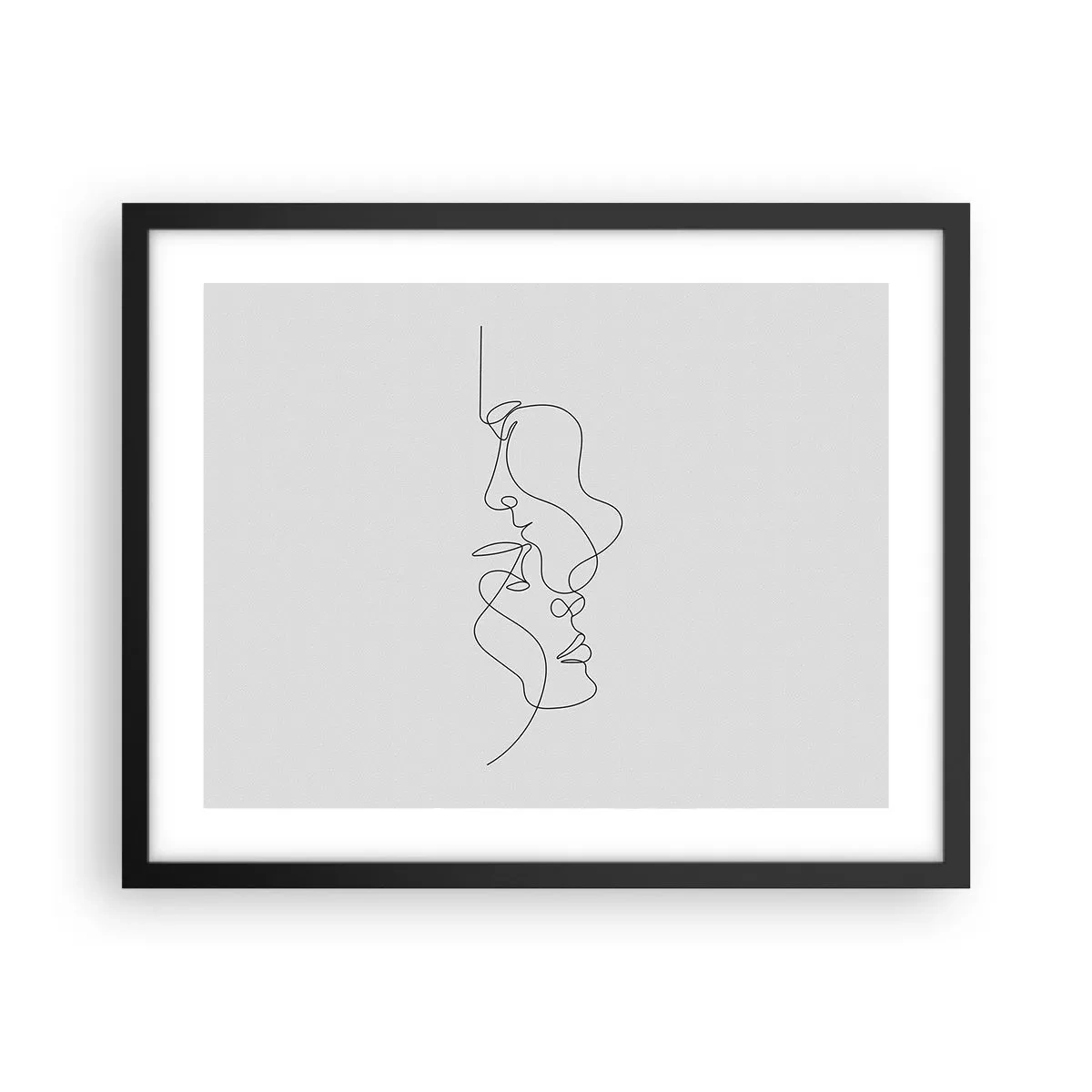 Poster în ramă neagră - Dorință vorace - 50x40 cm