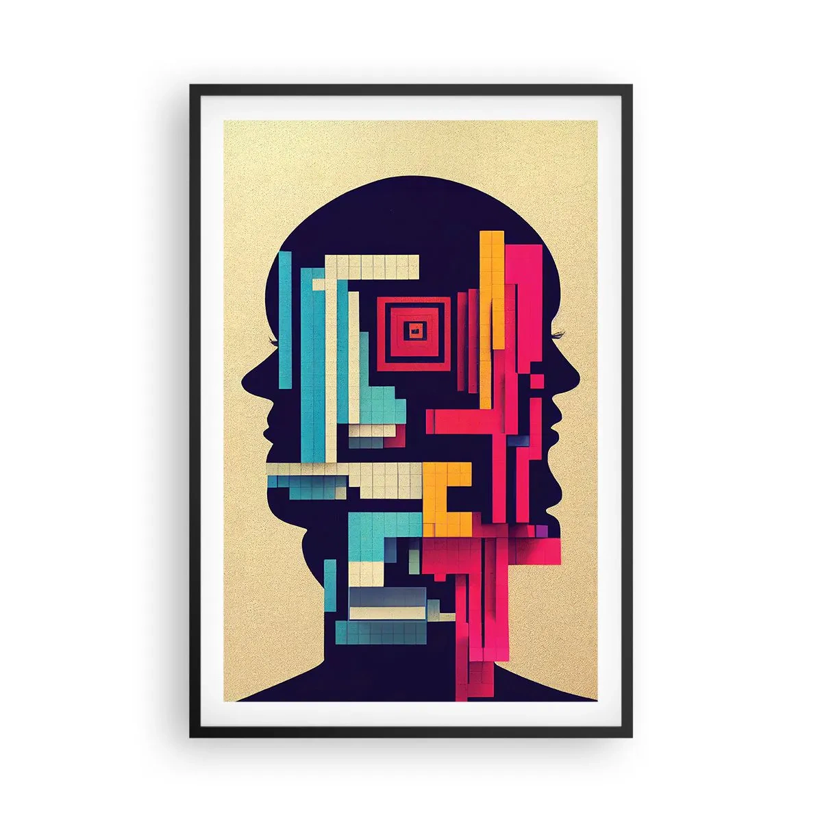 Poster în ramă neagră - Legături noi - 61x91 cm