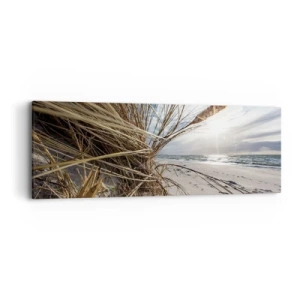 Tablou pe pânză - O întâlnire a elementelor - 90x30 cm