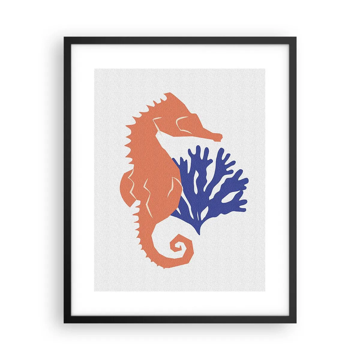 Poster în ramă neagră - Pe o pajiște subacvatică - 40x50 cm