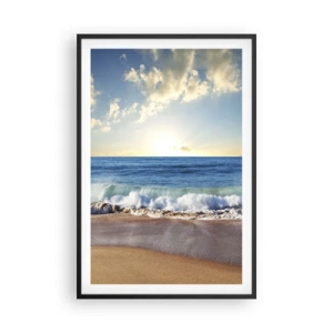 Poster în ramă neagră - Mișcare și liniște în același timp - 61x91 cm