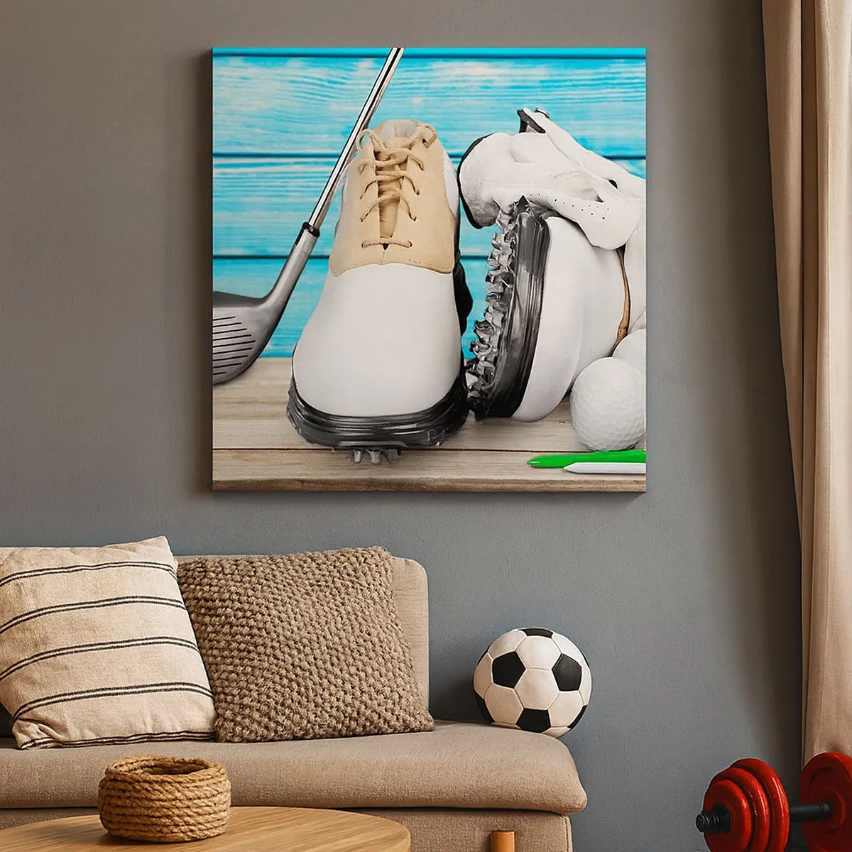 Tablou pe pânză - Totul este gata - 30x30 cm