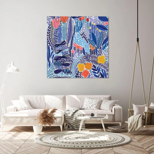 Tablou pe pânză - Grădină havaiană - 50x50 cm