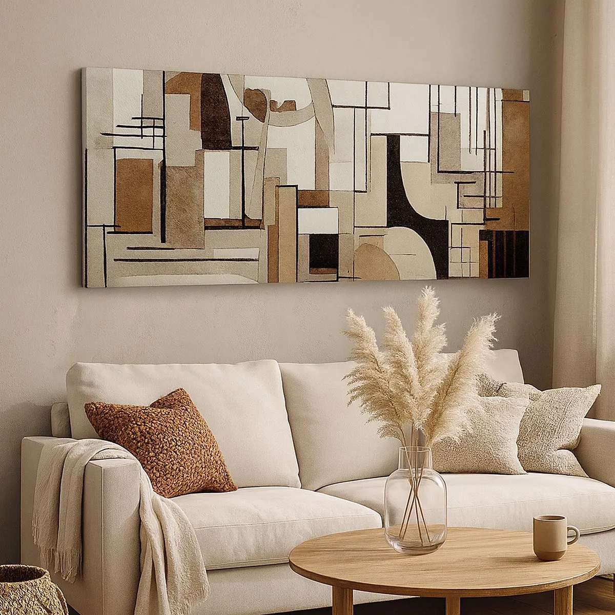 Tablou pe pânză - Peisaj urban 2.0 - 100x40 cm