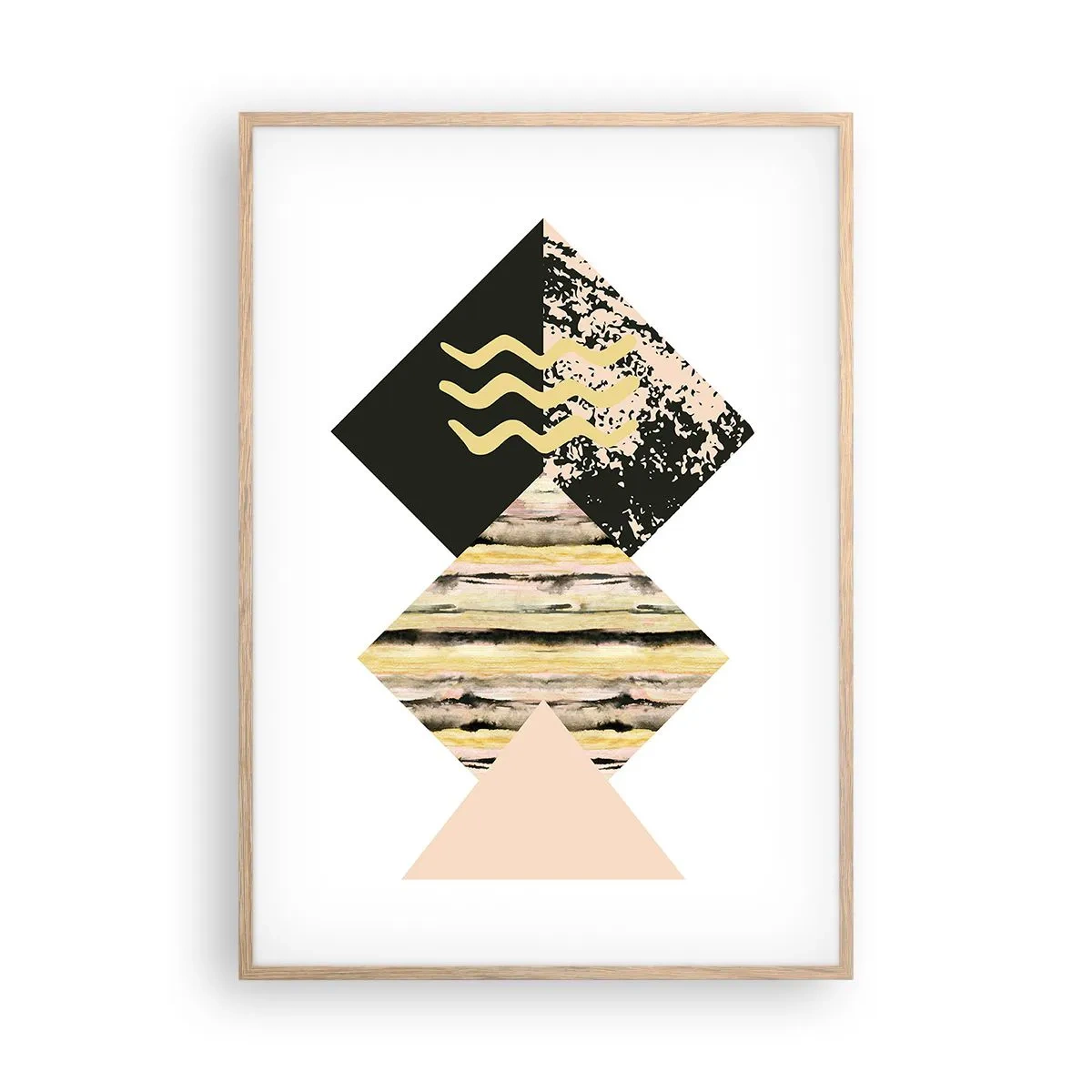 Poster în ramă de stejar deschis - Aparent simplu - 70x100 cm