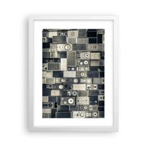 Poster în ramă albă - Și totul este în regulă - 30x40 cm