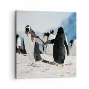 Tablou pe pânză - Dansul în zăpadă - 70x70 cm