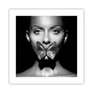 Poster - Sărut de fluture - 40x40 cm