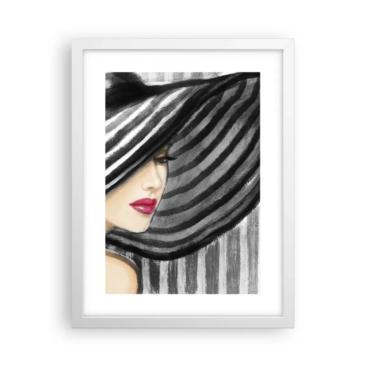 Poster în ramă albă - Unde te pot găsi? - 30x40 cm