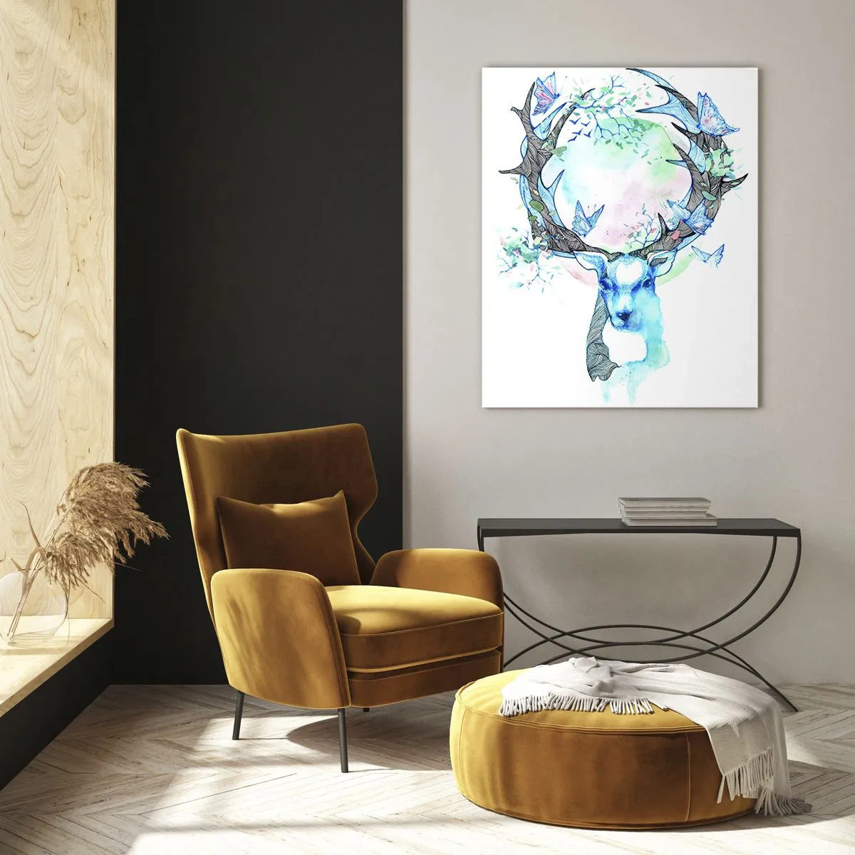 Tablou pe sticlă - Forța și delicatețea naturii - 50x70 cm