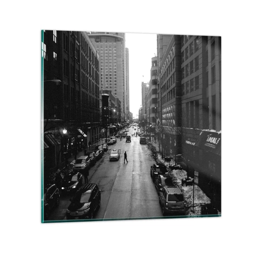 Tablou pe sticlă - O altă zi ca în fiecare zi - 30x30 cm