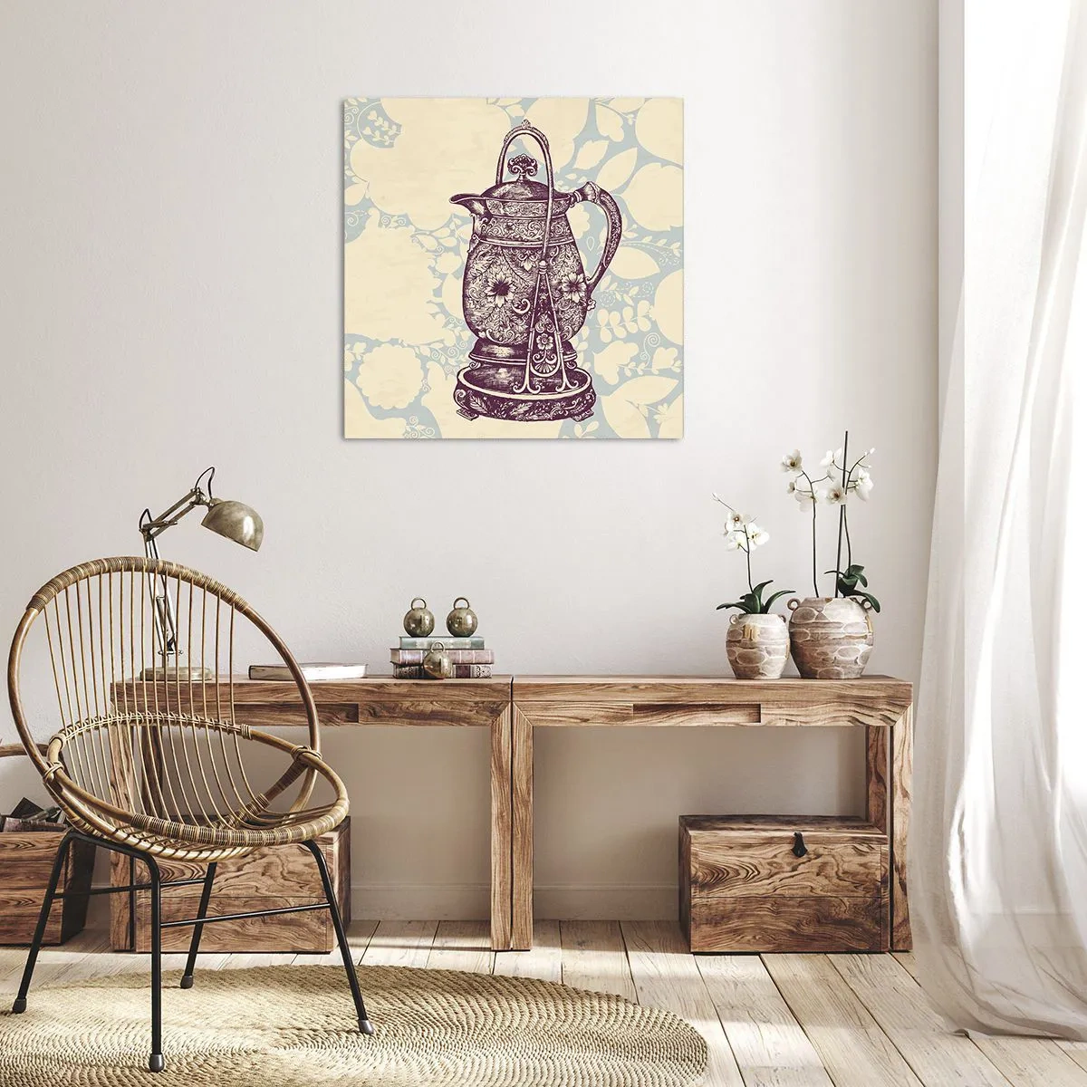 Tablou pe pânză - Frumusețea vieții de zi cu zi - 30x30 cm