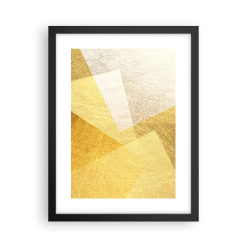 Poster în ramă neagră - Vremea de geometrie - 30x40 cm