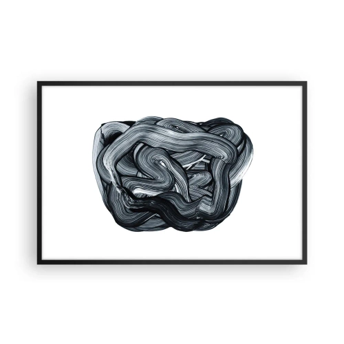 Poster în ramă neagră - Nu este atât de simplu - 91x61 cm