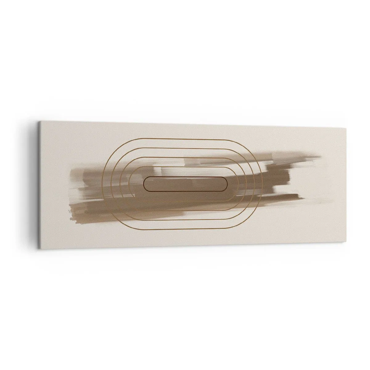 Tablou pe pânză - O adiere de gri - 140x50 cm