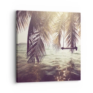 Tablou pe pânză - Poți să te dai în vânt după pofta inimii tale - 30x30 cm