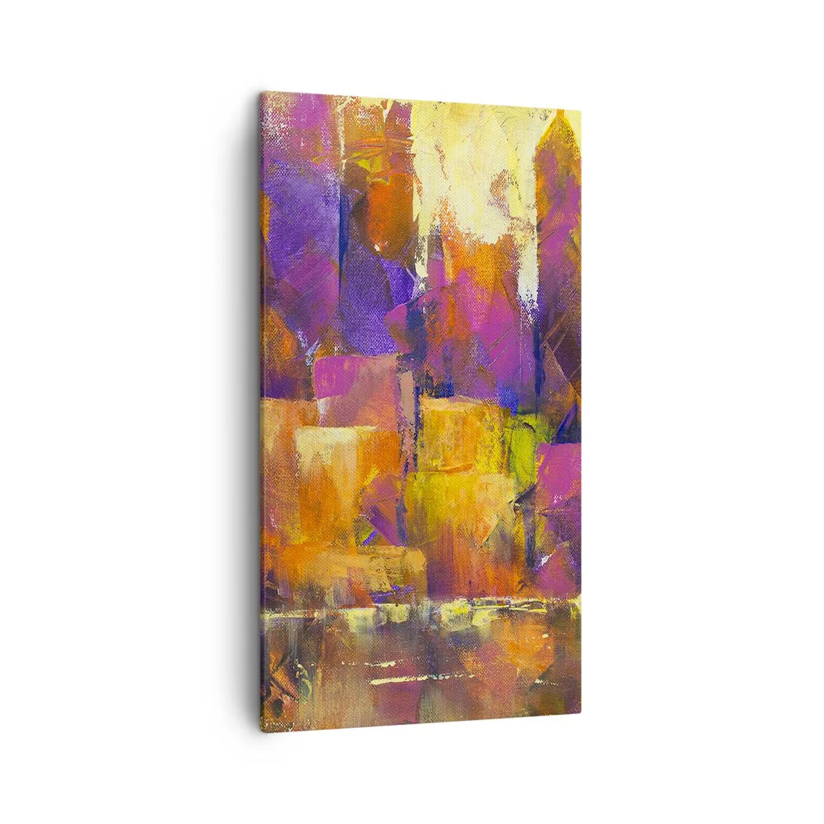 Tablou pe pânză - Compoziția metropolitană - 45x80 cm