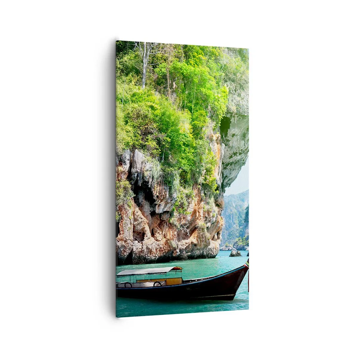 Tablou pe pânză - Invitație la o călătorie exotică - 65x120 cm
