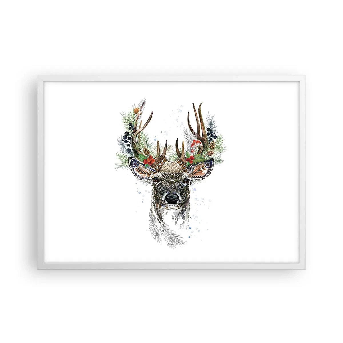 Poster în ramă albă - În ținută festivă - 70x50 cm