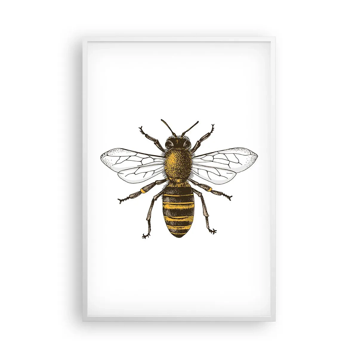 Poster în ramă albă - Frumoasă și bună - 61x91 cm