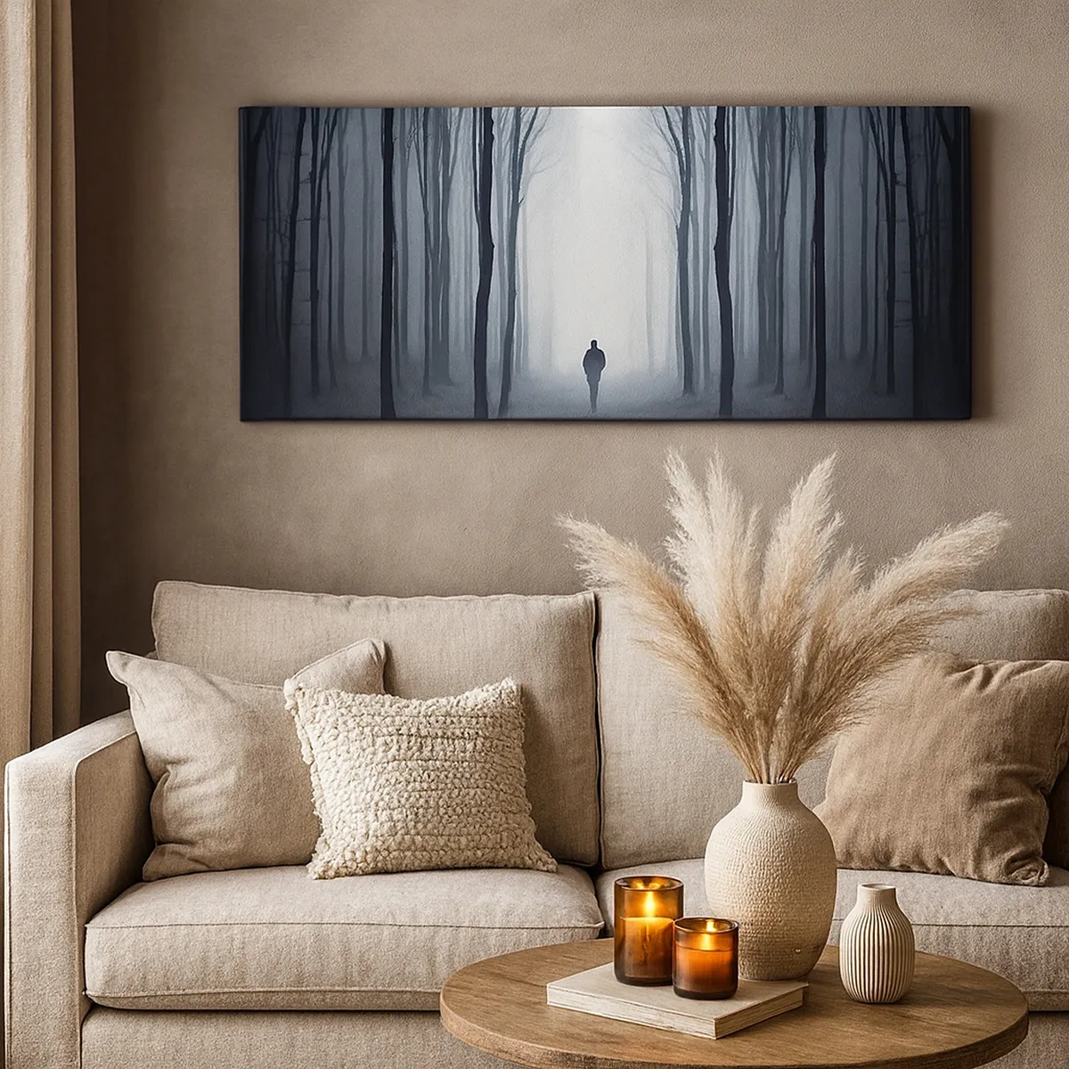 Tablou pe pânză - Și totul este simplu și clar - 30x30 cm