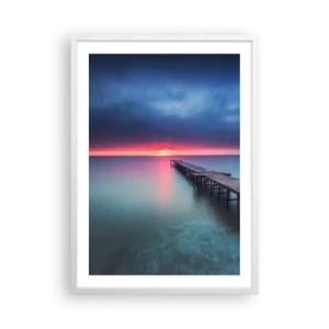 Poster în ramă albă - Între cer și pământ - 50x70 cm