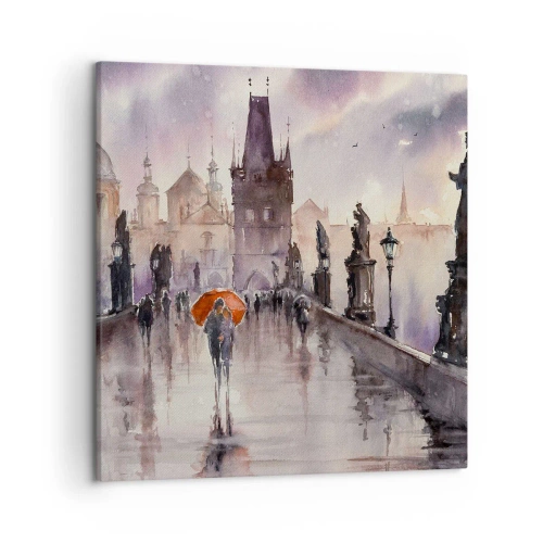 Tablou pe pânză - Oamenii nu se schimbă - 50x50 cm