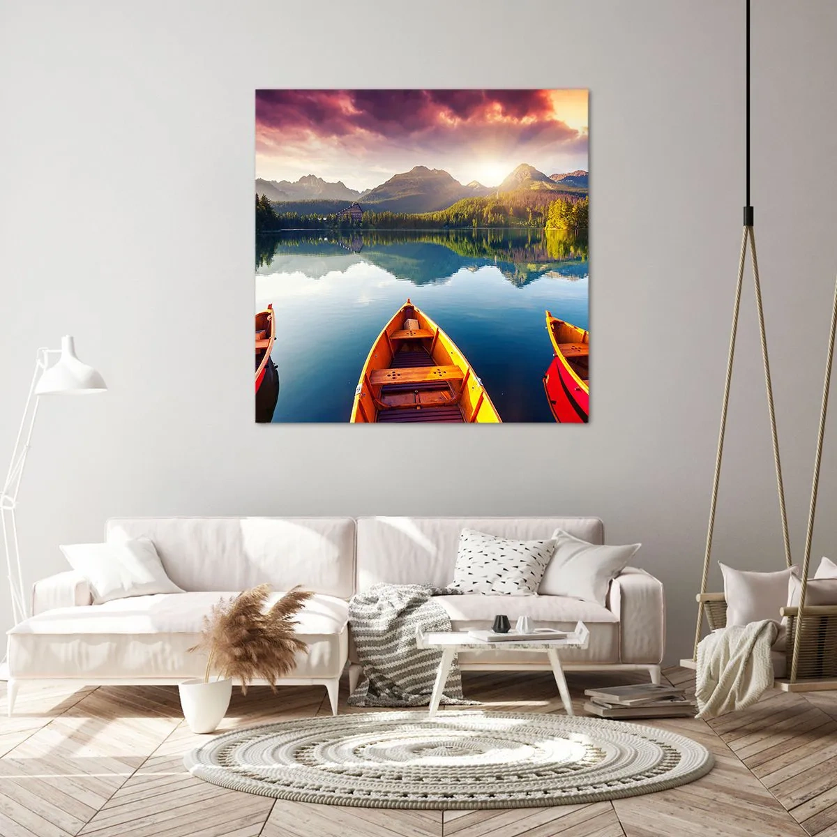 Tablou pe pânză - Nimic împotriva naturii - 60x60 cm