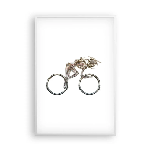 Poster în ramă albă - O mașină grozavă - 61x91 cm