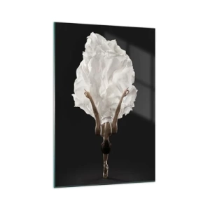 Tablou pe sticlă - Un pas neobișnuit - 70x100 cm