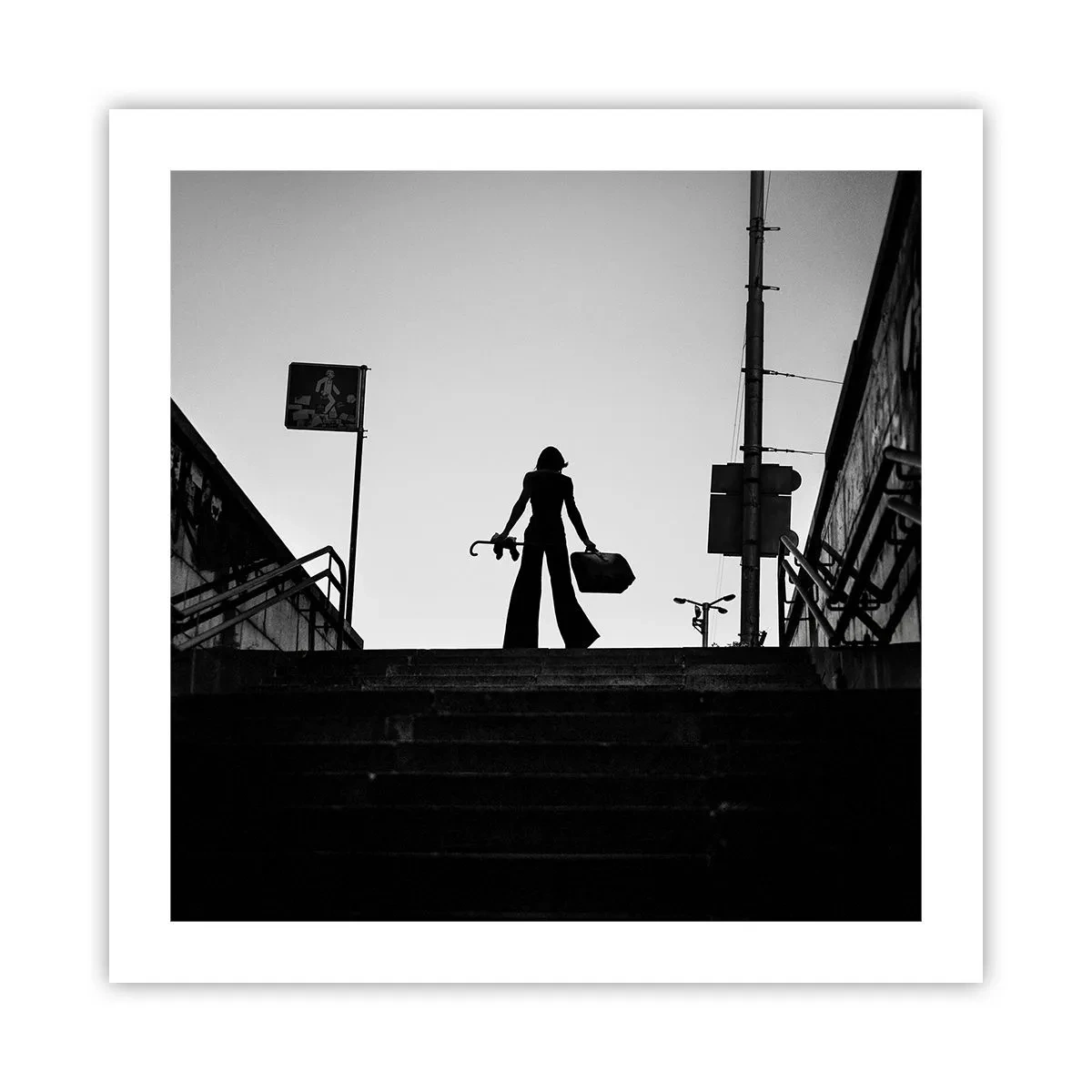 Poster - Rătăcire urbană - 50x50 cm