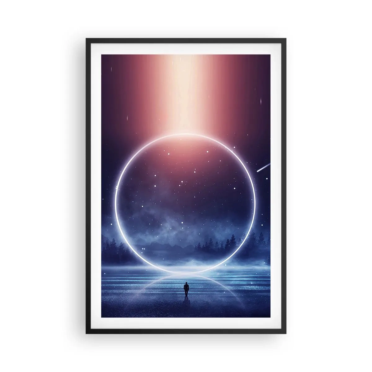 Poster în ramă neagră - Ei sunt deja aici... - 61x91 cm