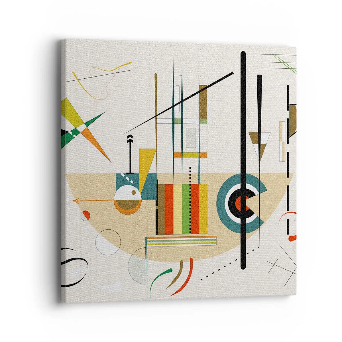 Tablou pe pânză - Și lumea râde - 40x40 cm