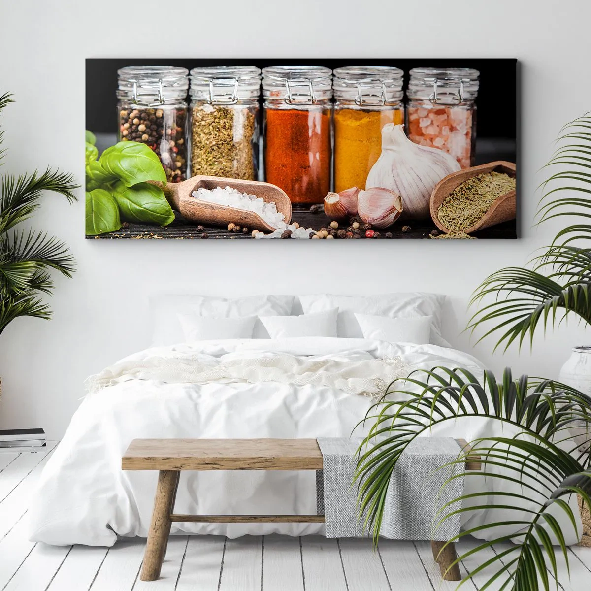 Tablou pe pânză - Pentru a da un gust vieții - 90x30 cm