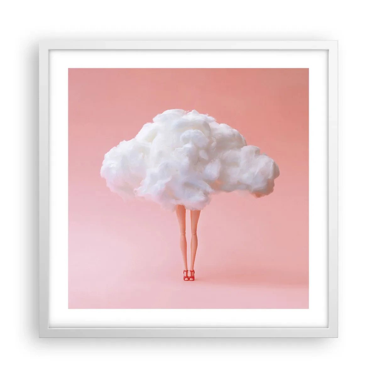 Poster în ramă albă - Dulce promisiune - 50x50 cm