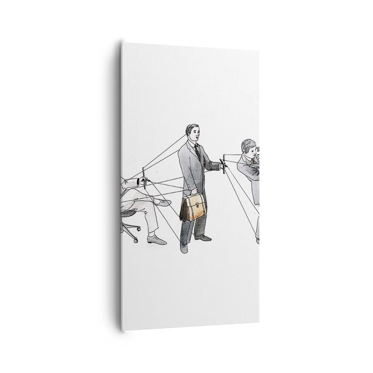 Tablou pe pânză - Fiecare are stăpânul său - 65x120 cm