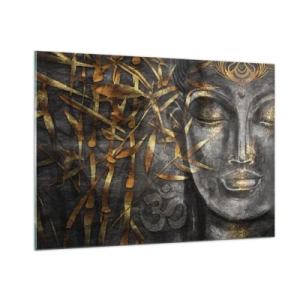 Tablou pe sticlă - Simțiți pacea - 100x70 cm