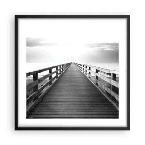 Poster în ramă neagră - Departe, departe... - 50x50 cm