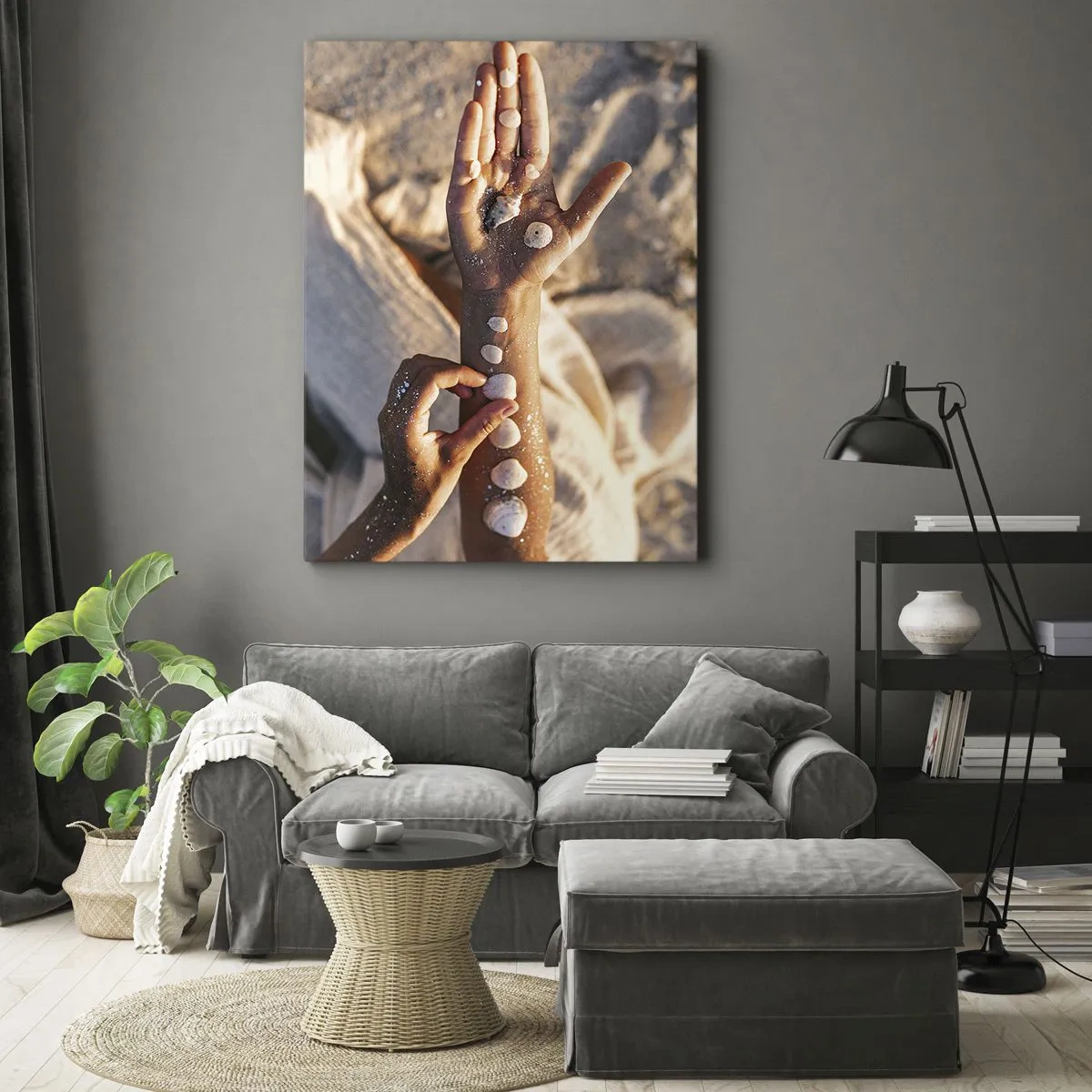Tablou pe pânză - Frumusețe la îndemână - 45x80 cm