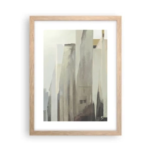 Poster în ramă de stejar deschis - Vis urban - 30x40 cm