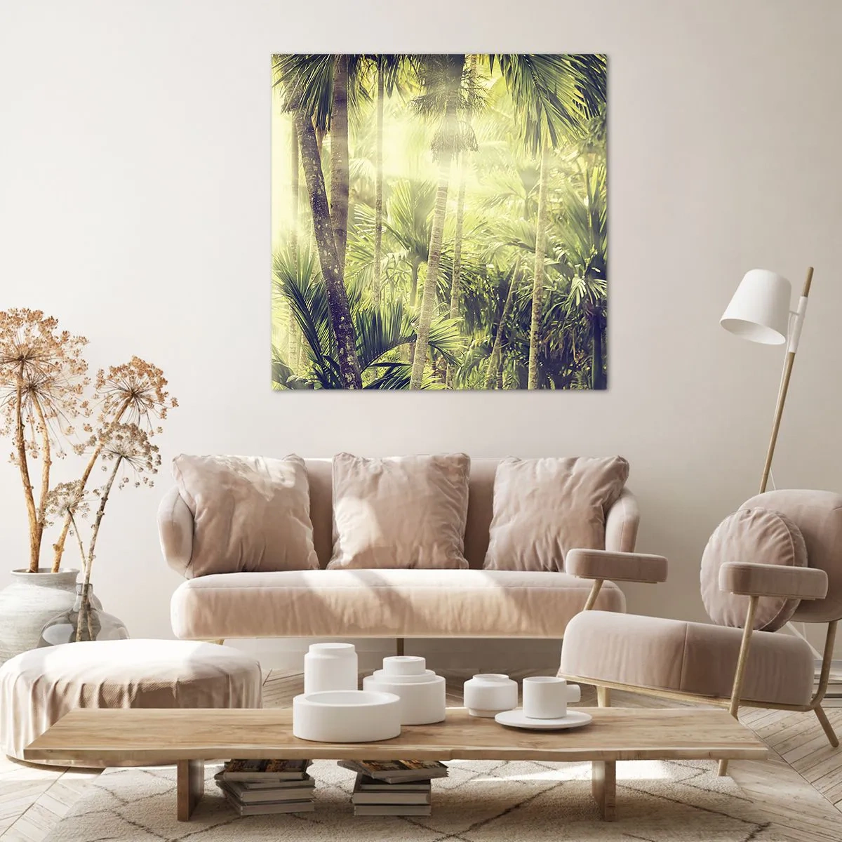 Tablou pe pânză - Ardoare verde - 50x50 cm