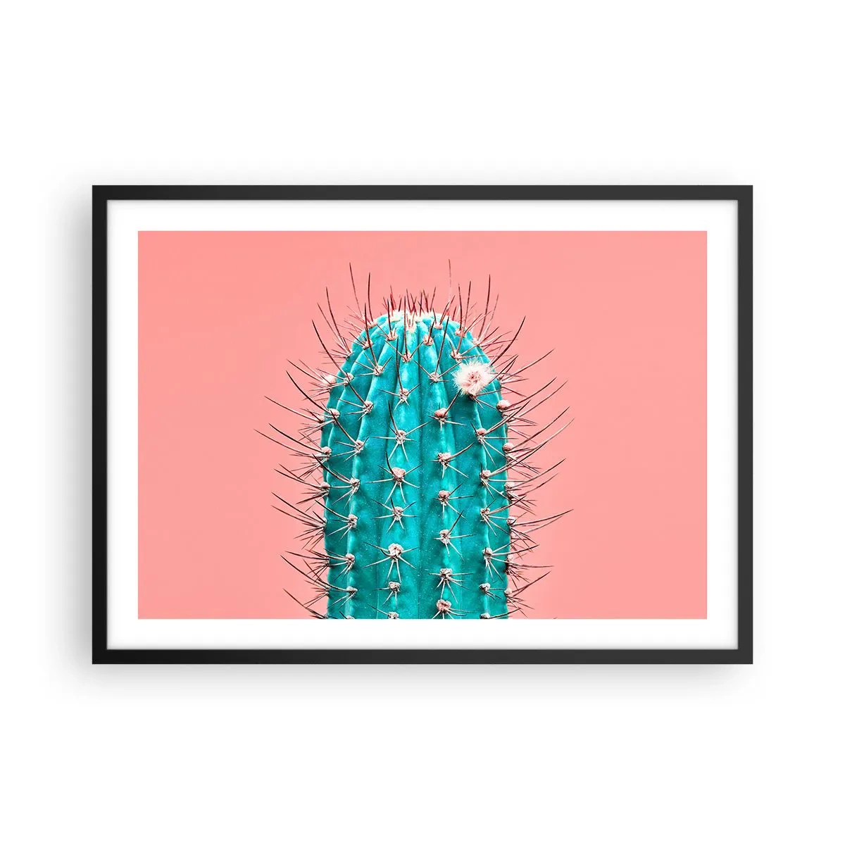Poster în ramă neagră - Doar privește - 70x50 cm