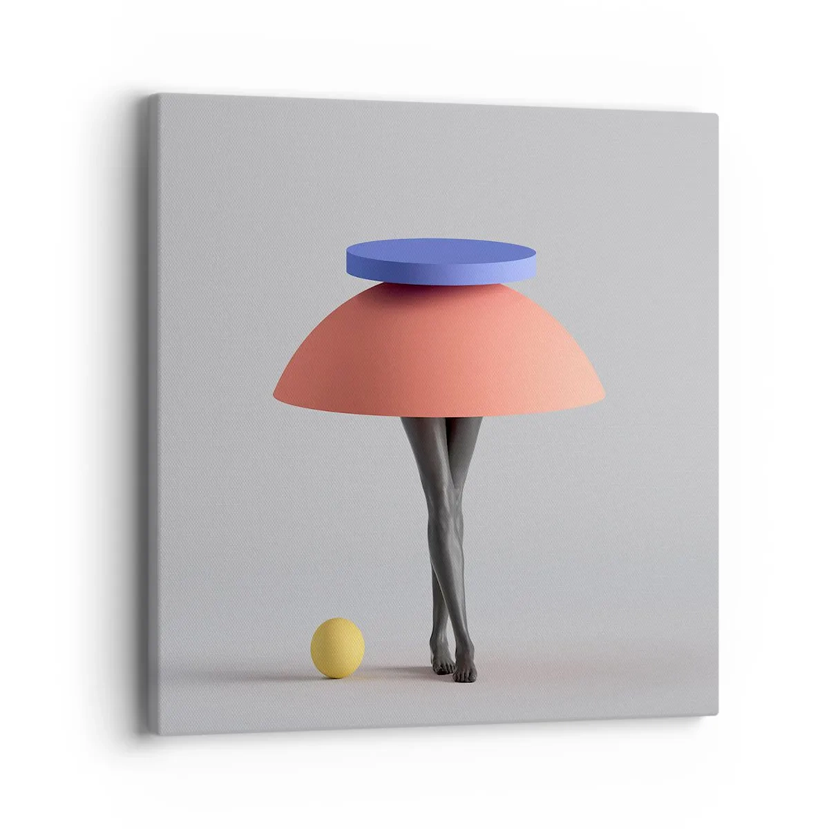 Tablou pe pânză - Compoziție suprarealistă - 40x40 cm