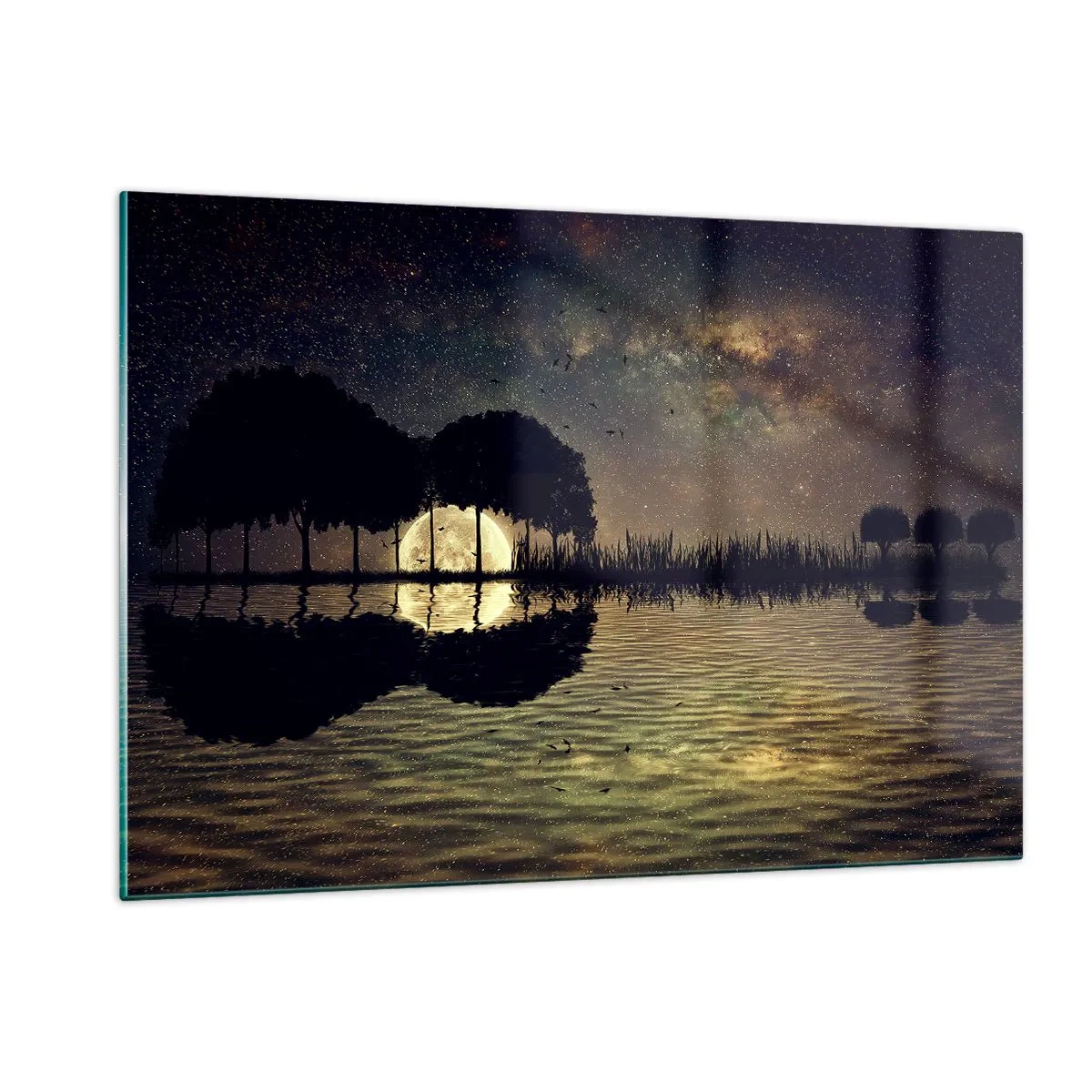 Tablou pe sticlă - O noapte la capătul lumii - 120x80 cm
