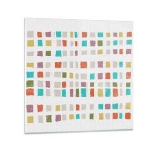 Tablou pe sticlă - Joc necunoscut - 30x30 cm