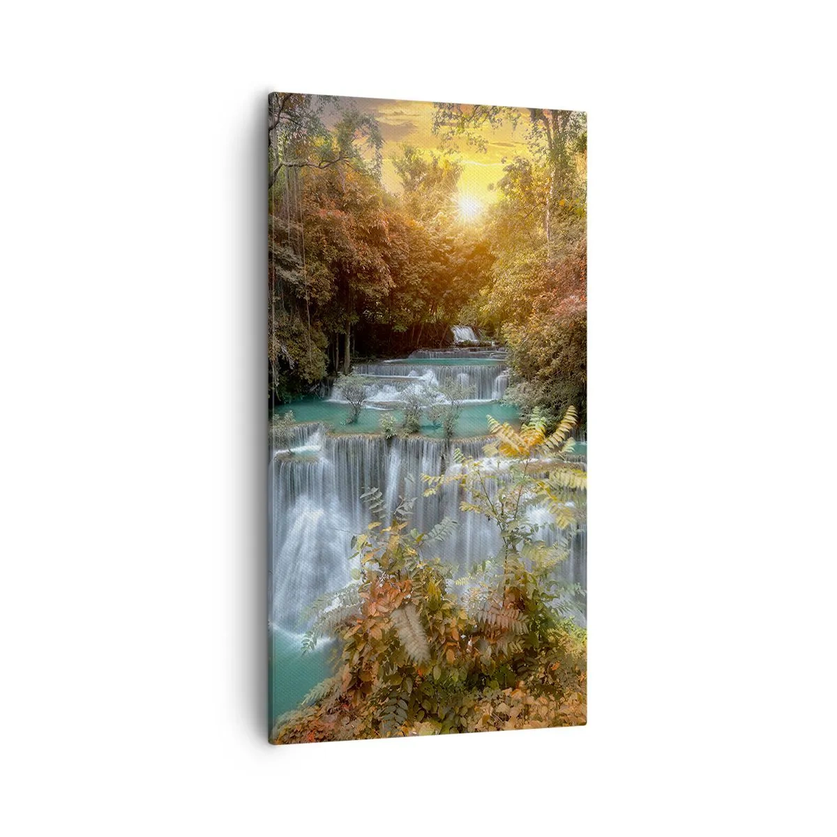 Tablou pe pânză - Comoara ascunsă a pădurii - 55x100 cm