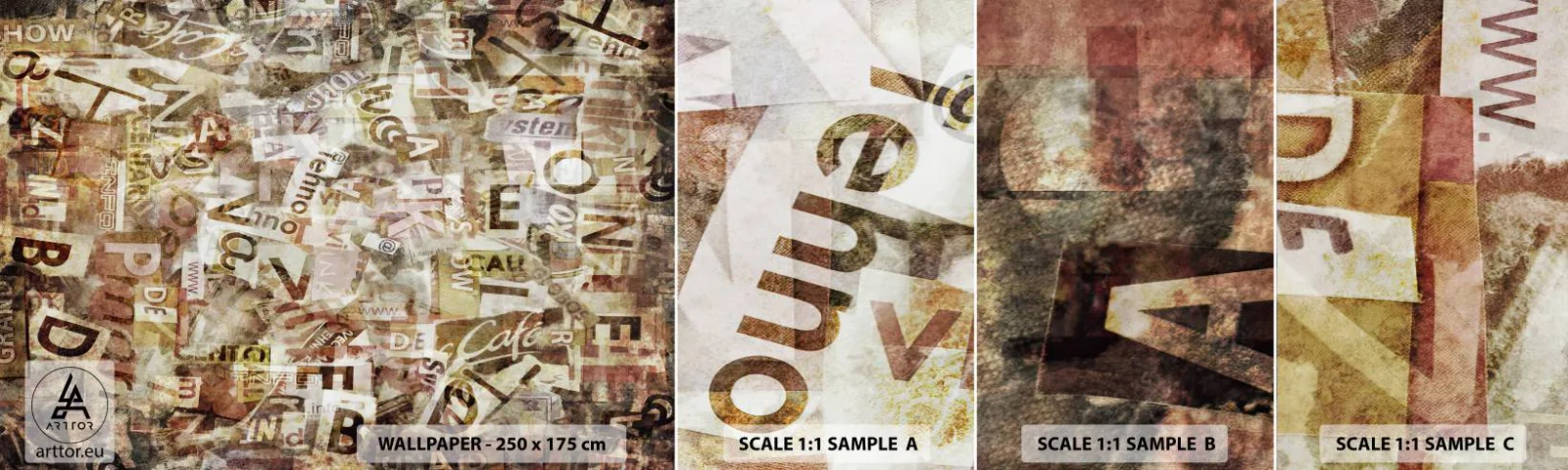 Mostră tapet autocolant Deluxe Sticker - Îi unesc pe cei care stau la taclale - Graffiti, mural, Bucată - 100x30 cm