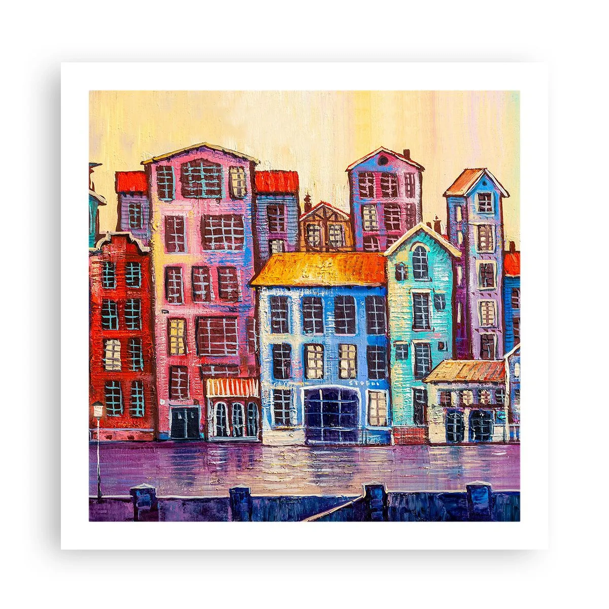 Poster - Un oraș ca în basm - 60x60 cm